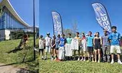 Natation, vélo, course : 150 jeunes au défi du triathlon