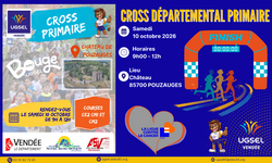 Le cross départemental primaire donne rendez-vous aux élèves et à leurs familles à Pouzauges